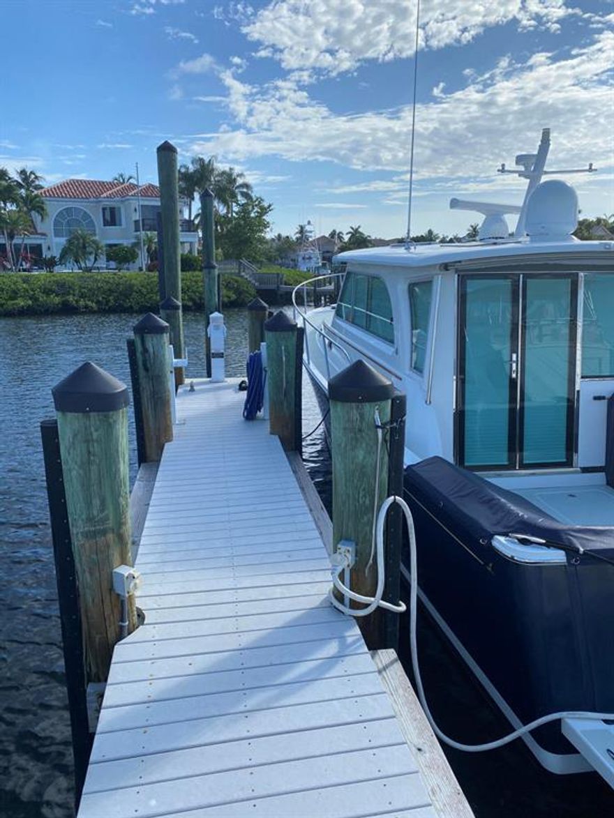 Casseekey Island Condo/Slip 10 N is in a protected harbor,  holds a 40-50ft boat, beautiful surroundings, gated.  At closing there is a $500.00 capital contribution.