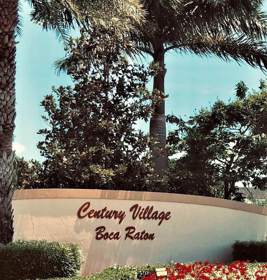 Fully Furnished, Turnkey Just bring Your Clothes. This Cozy Apartment is Adjacent to the Elevator & Laundry Room for Convenient Access. Century Village a Full Amenity 55+ Gated Community, Offers Pools, Indoor & Out, Activities & Events, its Like Living on a Cruise Ship. There's Always Something to do; Bingo, Bridge, Poker, Mahjong, Fitness Center & Much More. 4 Temples on-site. Bus service that makes driving free living possible. May rent seasonally, 181 day minimum lease or annual.