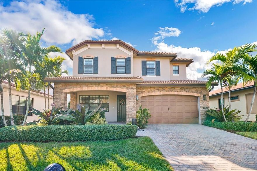 Best price per square foot in Watercrest! Beautifully updated Somerset model has 4 bedrooms PLUS home office & 3.5 bathrooms. Kitchen was upgraded with high-end cabinets, tile backsplash, natural gas range, quartz counters, and large walk-in pantry. Open concept living area with kitchen, dining room, and XL family room overlooking your fenced in private back yard. No rear neighbors! Large laundry room downstairs with extra storage. XXL master bedroom features a HUGE walk-in closet with custom built-ins. Master bathroom features 2 sinks, oversized walk-in shower, and separate tub. Watercrest has guard gated security & a huge clubhouse w/ fitness center, doggy park, basketball/tennis, & resort-style pool/spa.