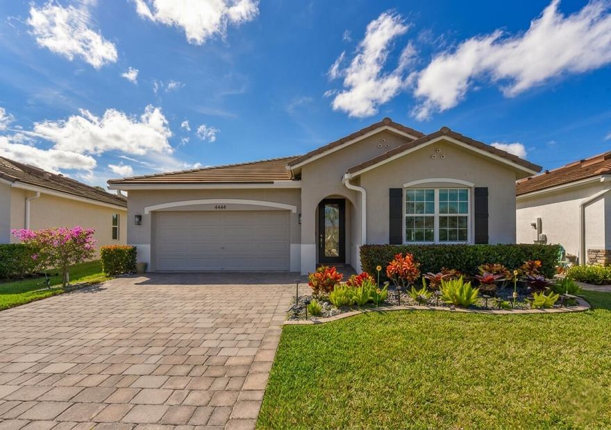 Like new and move-in ready! This stunning 3-bedroom, 2-bath CBS home, built in 2021, is located in the highly sought-after gated community of Jensen Village at Jensen Beach Country Club. Featuring impact windows for peace of mind, tile flooring throughout, modern finishes, and a smart home system with enhanced security, this home offers both style and convenience. Enjoy tranquil preserve views from your private backyard, perfectly positioned on a quiet cul-de-sac for added privacy. The open-concept layout is ideal for everyday living and entertaining, with spacious bedrooms and a beautifully appointed kitchen at the heart of the home. Jensen Village offers a true resort-style lifestyle with an 18-hole golf course, tennis courts, and three resort-style pools. HOA includes lawn care, cable,  internet, and access to all amenities for easy, low-maintenance living. Ideally located just minutes from downtown Jensen Beach and Stuart, pristine beaches, shopping, dining, and everything the Treasure Coast has to offer. A perfect blend of comfort, convenience, and coastal lifestyle—this home truly has it all. Enjoy three community pools, tennis courts, clubhouse, and a public golf course with restaurant and bar. Community also offers social activities and events.