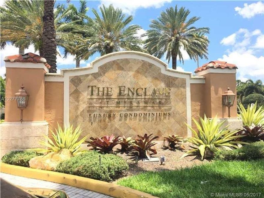 Excellent opportunity in the highly desirable community of El-Ad Enclave at Miramar! This 1-bedroom, 1-bathroom first-floor unit features serene lake views and a functional layout ideal for both end-users and investors.    Prime location with immediate access to major highways including I-75 and the Florida Turnpike, just minutes from shopping centers, dining, and entertainment. The community offers a secure, well-maintained environment with great amenities including a resort-style pool, fitness center, clubhouse, and more.    Investor-friendly property with the ability to rent right away, making it a perfect income-producing asset. Strong rental demand in the area.