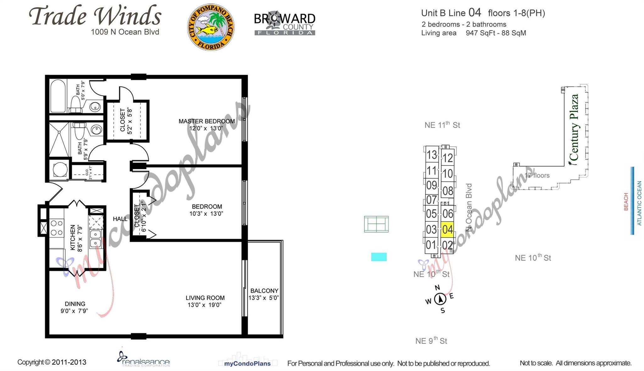 1009 N Ocean Blvd 104