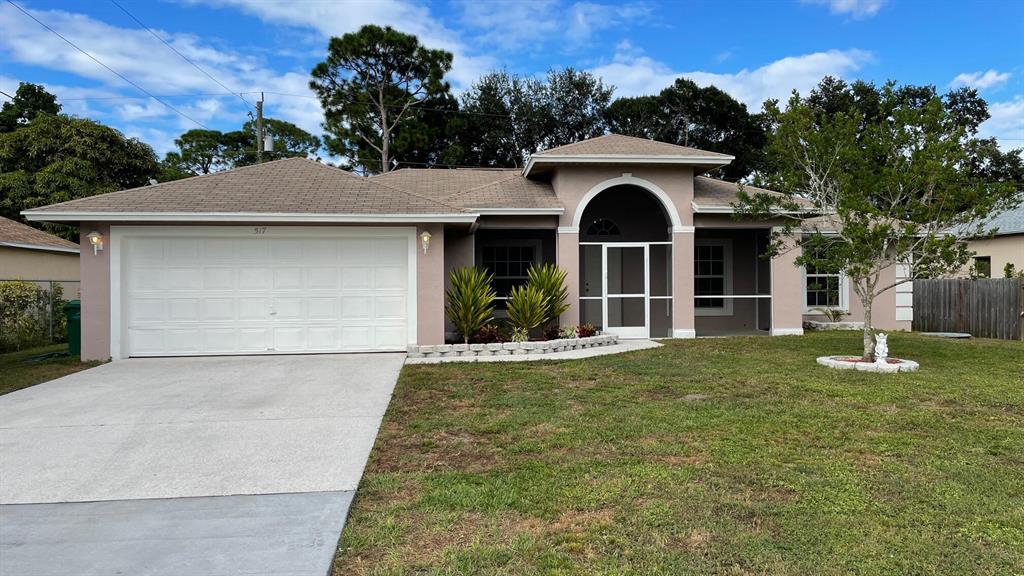 CONVENIENTLY LOCATED 3/2/2 SINGLE-FAMILY HOME. SCREENED IN FRONT PORCH. OPEN LAYOUT PERFECT FOR ENTERTAINING OFFERING LIVING AND FAMILY ROOMS. LARGE OPEN KITCHEN FEATURING STAINLESS STEEL APPLIANCES. LARGE BACKYARD. LOCATED NEAR SHOPPING, ENTERTAINMENT, DINING, TRANSPORTATION, I 95 AND FLORIDA TURNPIKE. PET FRIENDLY