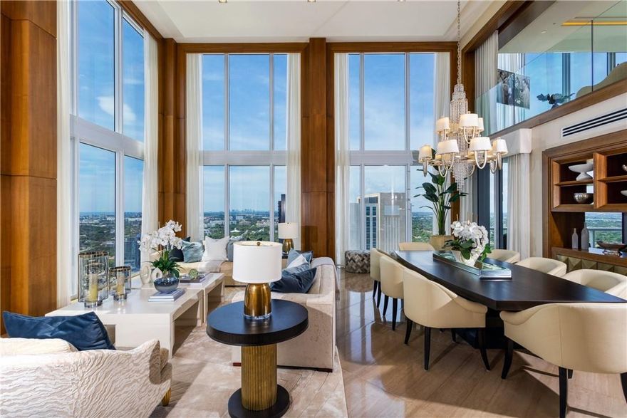 This incomparable “Park Triplex” Penthouse, offered fully furnished, boasts nearly 7,000 sq ft of exceptional finishes, architectural details, and extravagant comforts, between 3 floors of luxurious living. Volume ceilings and walls of glass centered around a custom mahogany spiral staircase, wrapping around a dramatic multi-story crystal chandelier, make for stellar waterfront, city, & ocean views. Enjoy Control4 smart-house technology throughout and a private elevator to an expansive deeded rooftop terrace from your third-floor club room. Five-star resort style amenities and 24/7 security and convenience at the newly remodeled Las Olas River House offer the utmost in sophistication, comfort, & ease. Complete with a luxe poolside furnished cabana with full bath, & 2 garage parking spaces. DISCLAIMER: Information published or otherwise provided by the listing company and its representatives including but not limited to prices, measurements, square footages, lot sizes, calculations, statistics, and videos are deemed reliable but are not guaranteed and are subject to errors, omissions or changes without notice. All such information should be independently verified by any prospective purchaser or seller. Parties should perform their own due diligence to verify such information prior to a sale or listing. Listing company expressly disclaims any warranty or representation regarding such information. Prices published are either list price, sold price, and/or last asking price. The listing company participates in the Multiple Listing Service and IDX. The properties published as listed and sold are not necessarily exclusive to listing company and may be listed or have sold with other members of the Multiple Listing Service. Transactions where listing company represented both buyers and sellers are calculated as two sales. The listing company’s marketplace is all of the following: Vero Beach, Town of Orchid, Indian River Shores, Town of Palm Beach, West Palm Beach, Manalapan Beach, Point Manalapan, Hypoluxo Island, Ocean Ridge, Gulf Stream, Delray Beach, Highland Beach, Boca Raton, East Deerfield Beach, Hillsboro Beach, Hillsboro Shores, East Pompano Beach, Lighthouse Point, Sea Ranch Lakes and Fort Lauderdale. Cooperating brokers are advised that in the event of a Buyer default, no fees will be paid to a cooperating Broker on the Deposits retained by the Seller. No fees are paid to any cooperating broker until title passes or upon actual commencement of a lease. Some affiliations may not be applicable to certain geographic areas. If your property is currently listed with another broker, please disregard any solicitation for services. Copyright 2023 listing company All Rights Reserved.