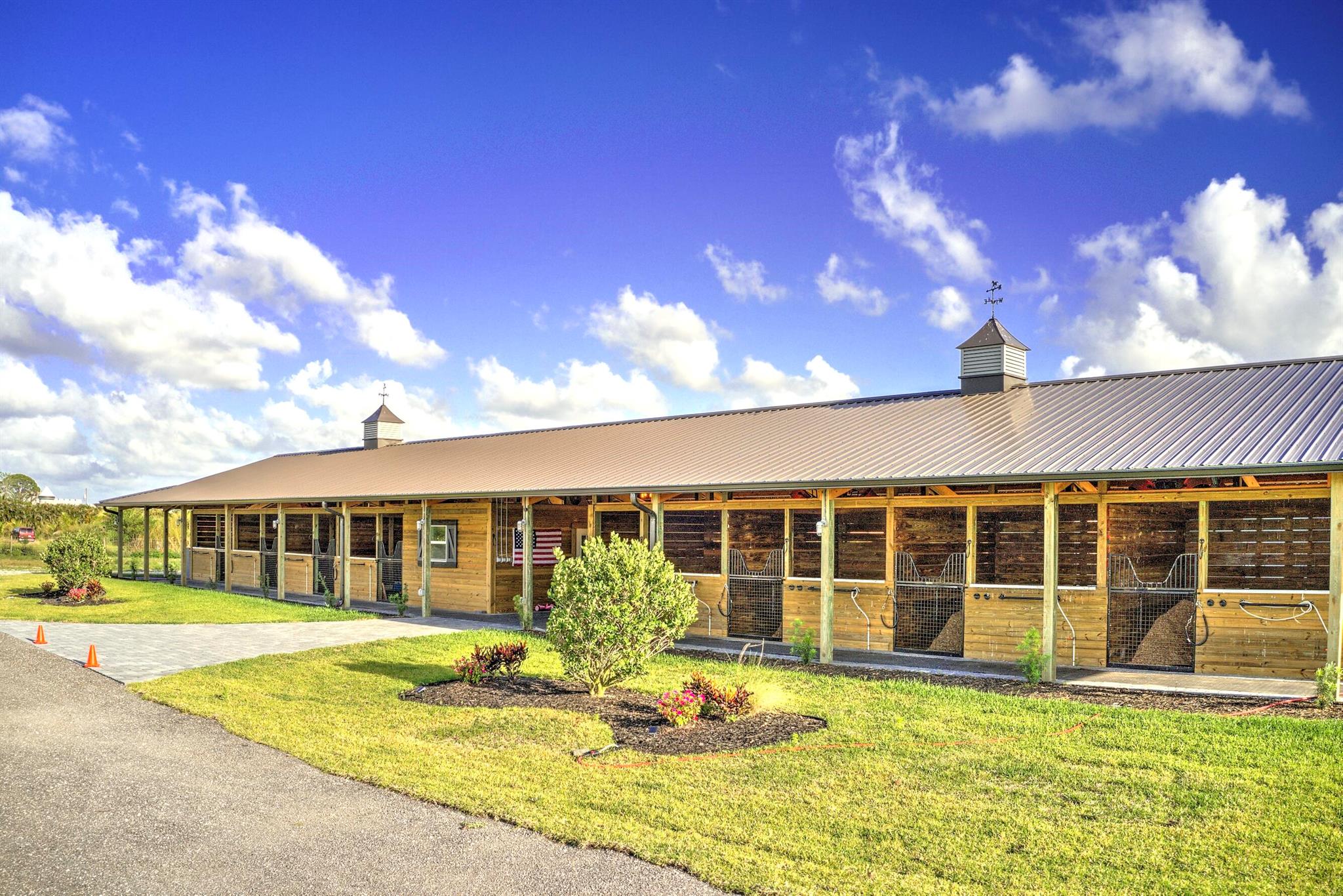 Calatrava Stables - Your Wellington Retreat! Experience the finest equestrian lifestyle at Calatrava, a brand-new, breezy barn in Wellington, Florida, crafted for the discerning, no-drama equestrian. Set on a quiet, gated, and beautifully landscaped property, this rustic-chic farm backs to a serene canal and preserve, offering unmatched tranquility and access to nature. Available for in-season (Nov-April) or off-season leasing, Calatrava blends modern amenities with a peaceful, equestrian-focused environment.4 stalls left for in-season (Nov-April) at $1,500/month, 4-month minimum.**RV hookup available at a cost of $1,400/month**16 stalls available for off-season leasing.