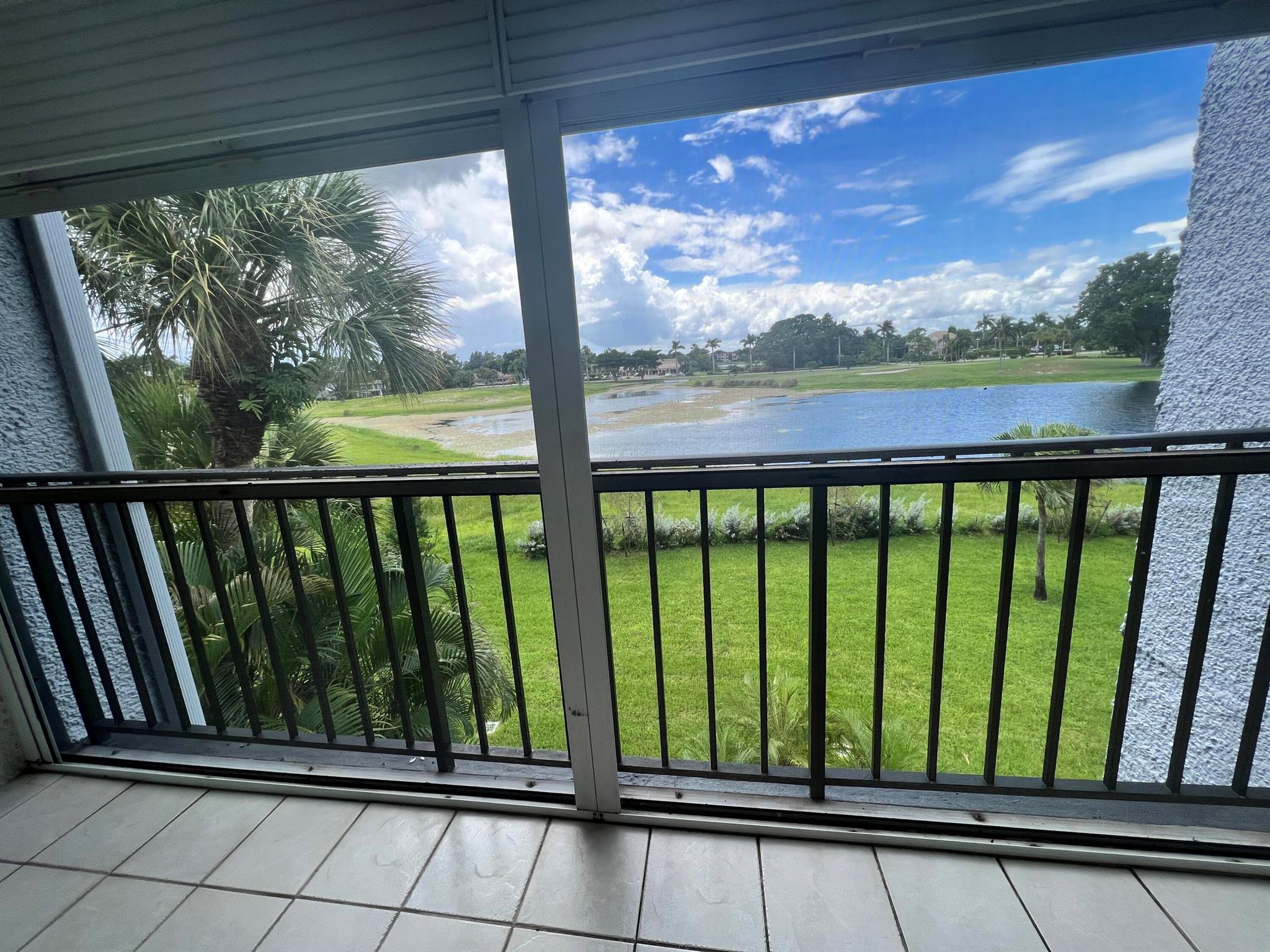 Immaculate 2 bedroom / 2 bathroom condo with a gorgeous lake view. Located in The Fountains, this unit has brand new appliances including a washer and dryer. Both bedrooms are spacious with new carpet and walk in closets including built ins. Rent includes, cable, internet and water! A credit score of 700 is required by the HOA and non negotiable. Service dogs only (not emotional support).