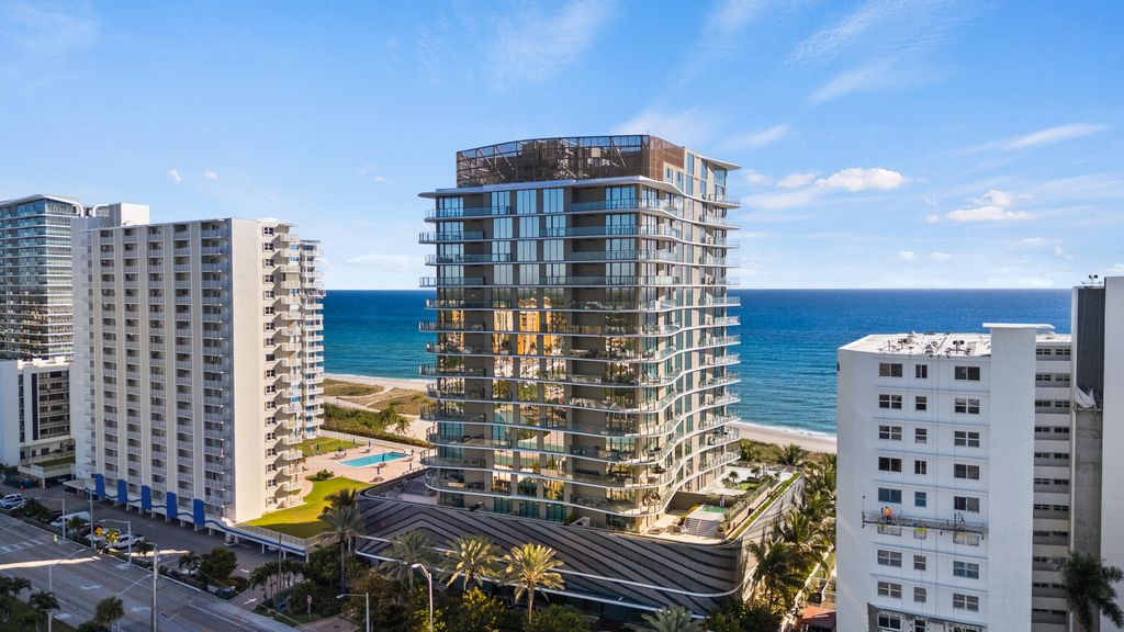 Photo of 730 N Ocean Boulevard #1402, Pompano Beach, FL 33062 (MLS # R11162180)