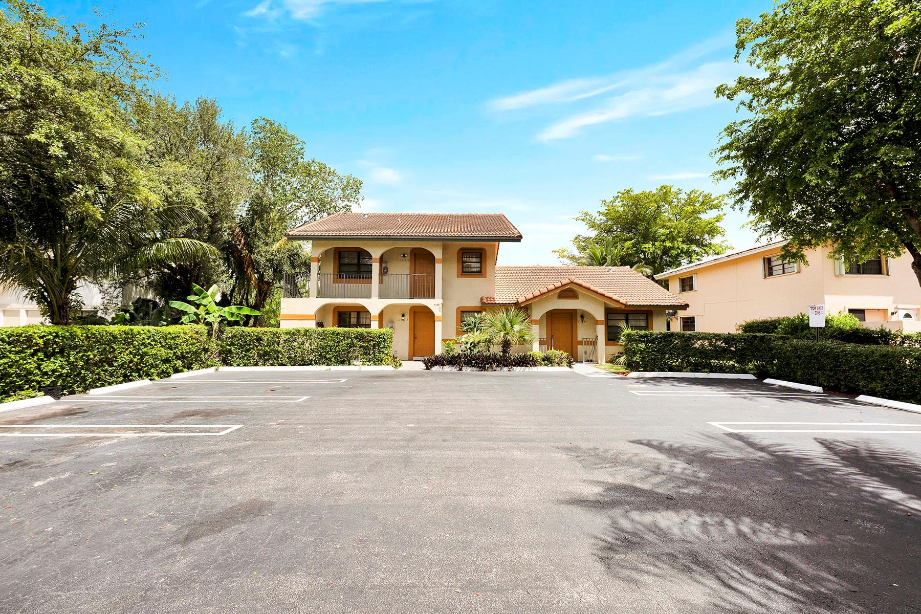 RAPID APPROVAL!!! Beautifully upgraded 2/2 rental featuring brand new kitchen, bathrooms, and stainless steel appliances. Ground-floor unit in a quiet building with no upstairs neighbors! Water included, reserved parking, and backyard space perfect for BBQs. Rapid approval based on credit/income—no condo association delays. Walking distance to Coral Glades High and nearby schools, supermarkets, and local parks. Less than 1/4 mile from Sawgrass Expressway for easy commuting. Don’t miss this move-in ready gem with modern finishes and unbeatable location!n No showings until after Aug 3rd