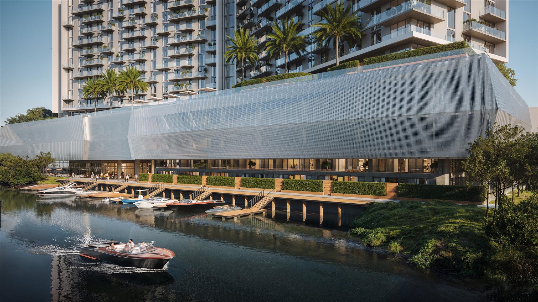 Welcome to Aileron Residences, a collection of 380 luxury residences in the heart of Dania Beach blending modern design with sophisticated living. Each layout features open floor plans, high-end finishes, and floor-to-ceiling windows that fill the space with natural light. Gourmet kitchens include top-of-the-line appliances, Italian cabinetry, and spacious islands with quartz countertops. Spa-inspired bathrooms with premium fixtures and elegant details, including custom wood vanities and a terrazzo-style backsplash. Enjoy the convenience of smart home capabilities enhancing your living experience with modern technology. Exclusive amenities include: boat rentals, yoga & fitness center, 2 resort-style pools, and concierge services. Ideally located near shopping, dining, and entertainment.