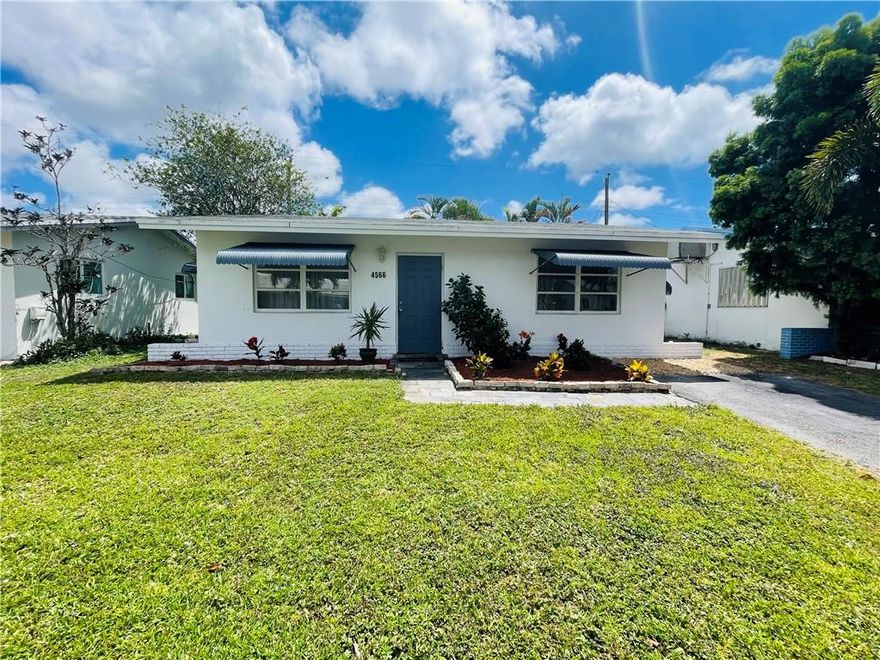 Wow!  From the slate front walkway, to the tile throughout this updated home, you'll love the granite kitchen and bathroom countertops. Freshly painted interior walls. Covered and screened lanai with brand new screens, and door. Separate laundry room can be accessed from the patio. External storm shutters. Community features a clubhouse, pool, covered picnic area, community field, play area, paved paths throughout the neighborhood, community social events, guest parking areas. Pet friendly community! Easy access to I-95, shopping, dining, entertainment and the beach.Hurry and make this your home today!!!HVAC 2013