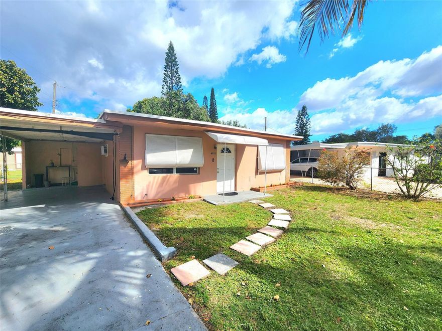 WELCOME HOME TO THIS PICTURE PERFECT SINGLE FAMILY HOME IN SOUGHT AFTER HOLLYWOOD! NO HOA, LARGE FENCED LOT WITH FRUIT TREES, MINUTES TO HARD ROCK CASINO, DOWNTOWN, YOUNG CIRCLE, AND THE BEAUTIFUL HOLLYWOOD BEACHES. NO RESTRICTIONS MAKES THIS A PERFECT RENTAL OR INVESTMENT PROPERTY. STACKED FLOOR PLAN WITH LAMINATE FLOORING IN THE BEDROOMS AND A RETRO-STYLE BATH, THIS PROPERTY IS PERFECT FOR FIRST TIME HOMEBUYERS OR ANYONE LOOKING FOR A SINGLE FAMILY HOME IN A GREAT LOCATION. WITH SOME TLC, THIS PROPERTY IS THE PERFECT ADDITION TO YOUR REAL ESTATE PORTFOLIO. COVERED PARKING IN ADDITION TO ADDL DRIVEWAY, INVITE ALL YOUR GUESTS WHEN ENTERTAINING. DON'T WAIT TO SECURE AN APPOINTMENT TO SEE THIS COTTAGE STYLE GEM. WELCOME HOME TO THIS PICTURE PERFECT SINGLE FAMILY HOME IN SOUGHT AFTER HOLLYWOOD! NO HOA, LARGE FENCED LOT WITH FRUIT TREES, MINUTES TO HARD ROCK CASINO, DOWNTOWN, YOUNG CIRCLE, AND THE BEAUTIFUL HOLLYWOOD BEACHES. NO RESTRICTIONS MAKES THIS A PERFECT RENTAL OR INVESTMENT PROPERTY. STACKED FLOOR PLAN WITH LAMINATE FLOORING IN THE BEDROOMS AND A RETRO-STYLE BATH, THIS PROPERTY IS PERFECT FOR FIRST TIME HOMEBUYERS OR ANYONE LOOKING FOR A SINGLE FAMILY HOME IN A GREAT LOCATION. WITH SOME TLC, THIS PROPERTY IS THE PERFECT ADDITION TO YOUR REAL ESTATE PORTFOLIO. COVERED PARKING IN ADDITION TO ADDL DRIVEWAY, INVITE ALL YOUR GUESTS WHEN ENTERTAINING. DON'T WAIT TO SECURE AN APPOINTMENT TO SEE THIS COTTAGE STYLE GEM.