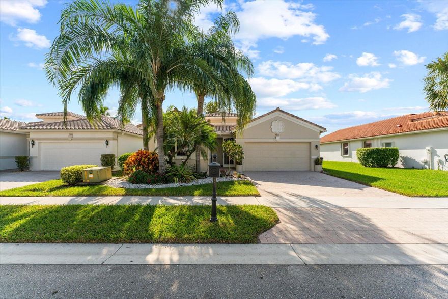 Adorbable and quaint 2 BED | 2 BATH plus a den, single family home now availale for seasonal rent in Bellagio!  This lovely home features a cozy open floor plan with vaulted ceilings, an abundance of natural light, and stunning lake front views that are a sight to be seen. Lightly lived in, this home is perfect for your seasonal stay! Offered fully furnished/turnkey this home features granite countertops, newer appliances, an oversized master bathroom, two car garage, and a beautiful screened in porch overlooking the lake with stunning Southwestern exposure. Located in Bellagio, this maticulously maintained 55 + community offers many amenities for your enjoyment. Dont miss out on this lovely home!