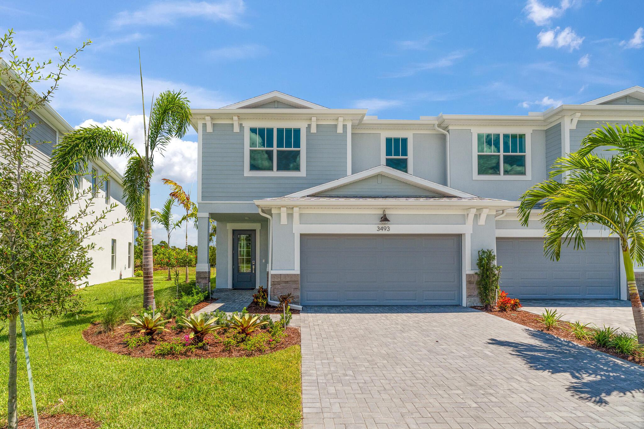 The largest floorplan in the offering at Avila, the Salina is a wide open 3 bedroom and 2.5 bathroom plan that lives like a single-family home. The first floor is beyond spacious and there are endless opportunities to personalize as you see fit. This villa has it all when it comes to the kitchen too, with an island large enough to fit five and an abundance of counter space for cooking or entertaining. Up the stairs is a large loft perfect for a teen retreat, or can be upgraded to a fourth bedroom for large families. The bright and airy owner's suite is paired with a wonderfully sized owner's bath and walk in closet.