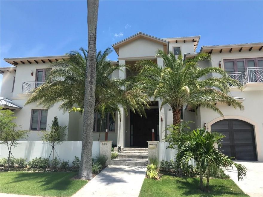 Brand new, elegant West Indies inspired estate w/110' of deep water frontage. Spacious, bright & open floor plan. Featuring chef's kitchen, formal dining rm, wine rm, guest suite, elevator, club room w/bar, media rm, 2 laundry rms. Luxurious master suite w/2 walk-in closets, expansive dual baths w/connecting shower, sitting rm, morning bar & private balcony. Beautiful outdoor entertainment areas, lush tropical landscaping. Water views from most rms. Fantastic Las Olas location~quick, easy ocean access.