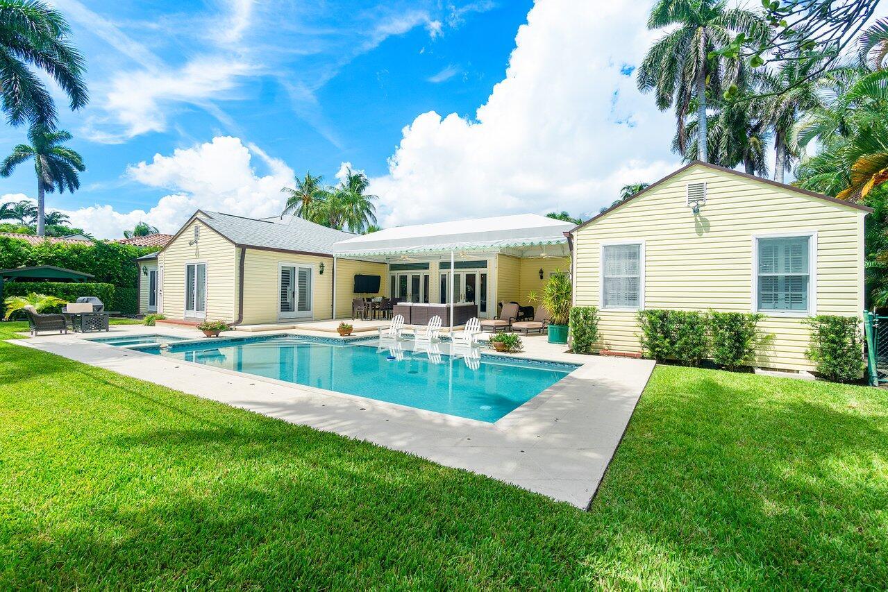 Experience the charm of Palm Beach on the North End in this lovely seasonal rental featuring 5 bedrooms, 4 bathrooms, a formal dining room, living room, and family room. The home boasts hardwood and marble floors, wet bar, laundry room, eat-in-kitchen, and more. Enjoy the wonderful South Florida weather in the large backyard featuring a fire pit, refreshing pool and spa, and the spacious covered outdoor entertaining area. This rental uniquely offers a close proximity to the In-Town area of Palm Beach with the quiet atmosphere of the North End. Walk on the Lake Trail, go to the beach, visit the Royal Poinciana Plaza, or dine at one of the many world-class restaurants Palm Beach has to offer.
