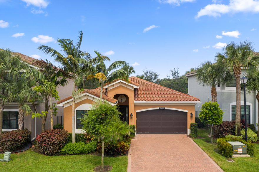 Look no further . This GEM was built in 2017, is a safe gated community. Secured with all Impact Windows and hurricane doors. Contemporary Kitchen features gorgeous  Quartz Countertops  w full  backsplash  and a center Island . Stainless steel appliances , easy slow close cabinets. Airy 10ft ceiling through out, classy 8ft panel doors and crown molding  throughout the whole home. Custom organized closets in each Bedroom.  Screened in patio and fenced yard for puppy! 2car garage w epoxy floors. Amenities include resort pool , Indoor and out door basketball court, Tennis ,GYM, game room kiddie spray park. Close to FL Turnpike. Spanish River HS Boca School. A true Gem of a home! Lawn care included in maintenance.  Great ,family friendly neighborhood.