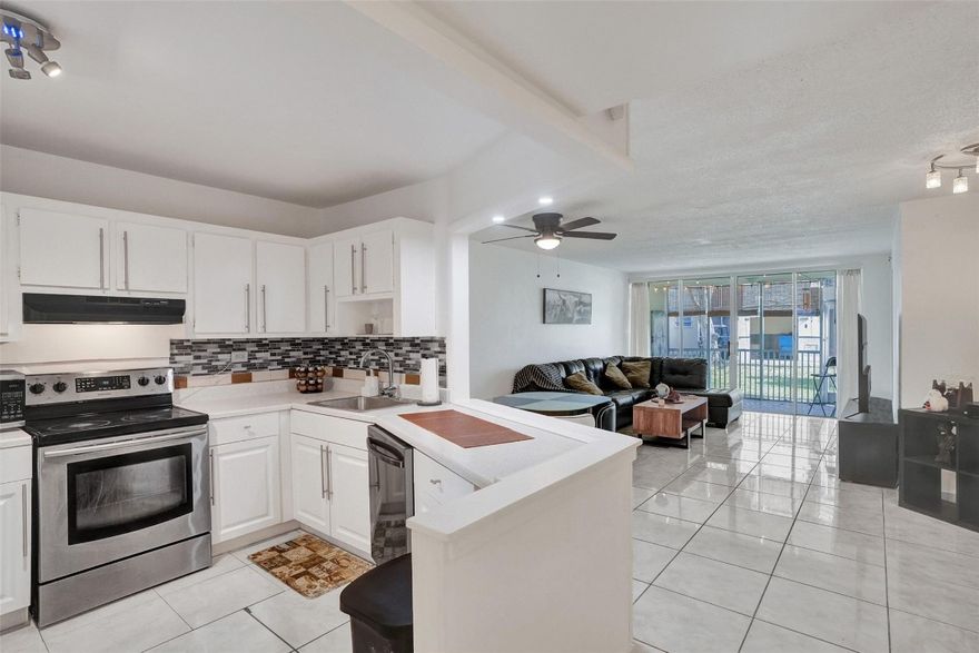 Bright, well-kept, furnished condo for rent in Jade Winds, a gated community with a convenient North Miami location. This one-bedroom plus den has a comfortable layout with good natural light. Great kitchen that’s open to the living area. Good-size primary bedroom and second bedroom/den, too!Tons of closet space as well.Rent includes water/sewer/trash/internet/cable/internet!Enjoy this park-like setting while still being close to major roads, shopping, dining, and Aventura.