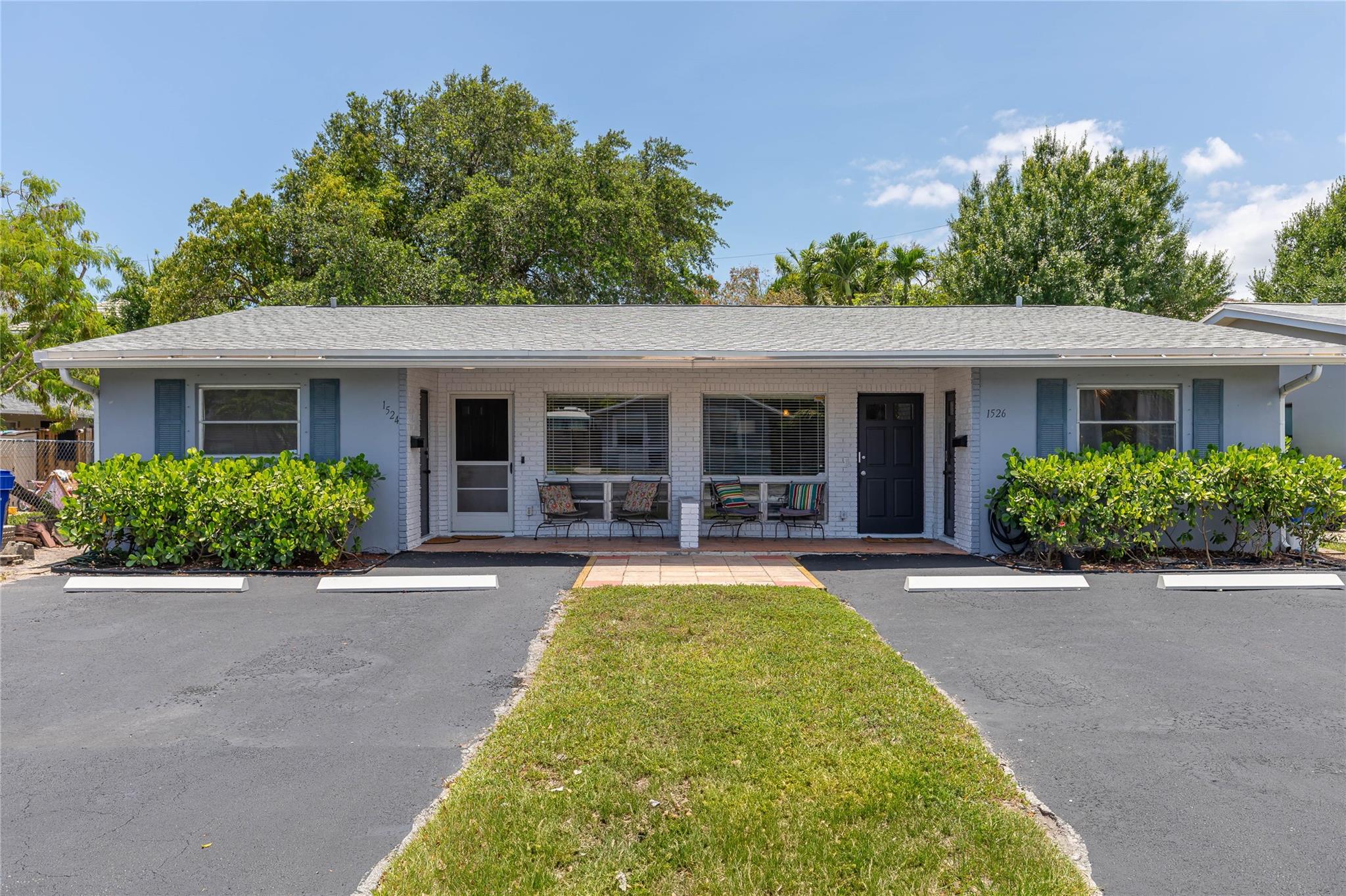 This is a great scaleable opportunity. Undervalued rent. One unit is vacant and the other is mo to mo. Tenants pay for their own water, there are 2 meters. New Roof Oct 2022. A/C replaced March 2022 (A), May 2019 (B). Large, Bright and Spacious. Treated for termites and subs within the last 5 years. Both units have nice large screened porches. Bathrooms have been recently updated. Great area for rental income. There are many income property owners in the area, In addition to a hot rental market, the availability to rent to yacht crew members is a big thing in the area. Both units have a pvt entrance into the second bedrooms. This is a RE portfolio liquidation. Seller is open to receive offers. Can be sold along with MLS #F10516665 and F10516175