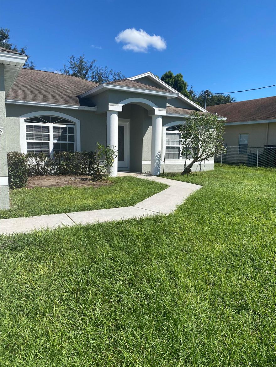 Gorgeous big family home with tile flooring in all common areas and carpet in the  bedrooms, vaulted ceiling make rooms look large , a large kitchen with tons of cabinets, a large back yard and screen porch. large master bedroom and the Master bath has a tub and shower with door that leads to back porch, walk in closet and dual sinks. great location close to  shopping... Ready to move in!