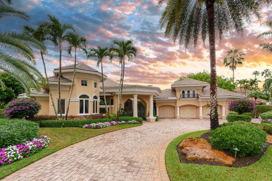 Sprawling one level estate home in the prestigious Brookfield Estates section of Addison Reserve Country Club.  Full golf Membership.