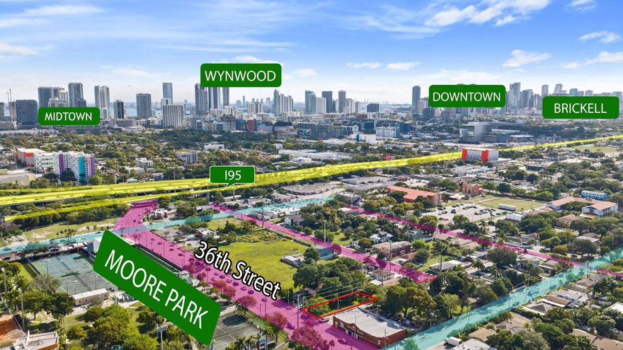 Prime development opportunity in the heart of Allapattah. This 6,800 SF lot at 796 NW 36th Street, Miami, FL 33127 features T5-L zoning, allowing for mixed-use or multi-family development with strong density potential. Located minutes from Wynwood, Midtown, and the Design District. Easy access to I-95, SR-112, and NW 36 Street makes commuting simple. Nearby attractions include Wynwood Walls, Midtown Shops, Miami Design District, and top dining and entertainment. Close to public transit and major employment centers. Ideal for investors or developers looking to build in a fast-growing urban area.