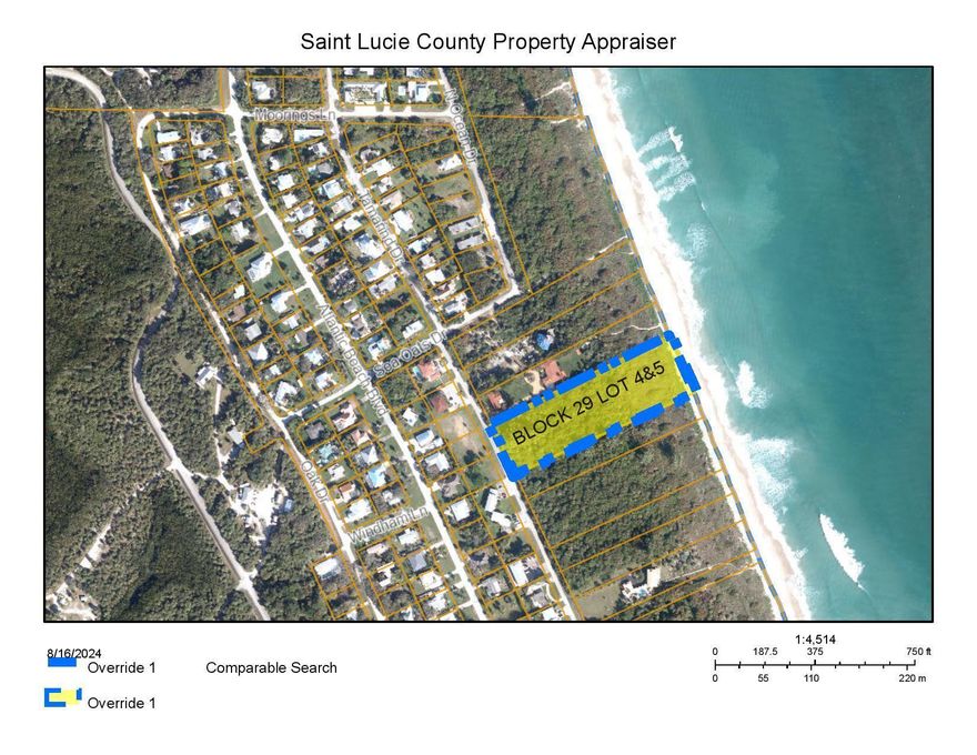 Envision a breathtaking estate perched on a sprawling 2.42-acre double lot, where the majestic Atlantic Ocean meets the serene Ft. Pierce Inlet. This is a rare opportunity to craft a luxurious single-family home or an expansive family compound, surrounded by the natural beauty of a park-like setting. With over 237 feet of ocean frontage and a depth stretching beyond 745 feet, the possibilities are as vast as the horizon. The also available adjacent lot adds another 100 feet of frontage, further enhancing this already exceptional canvas.