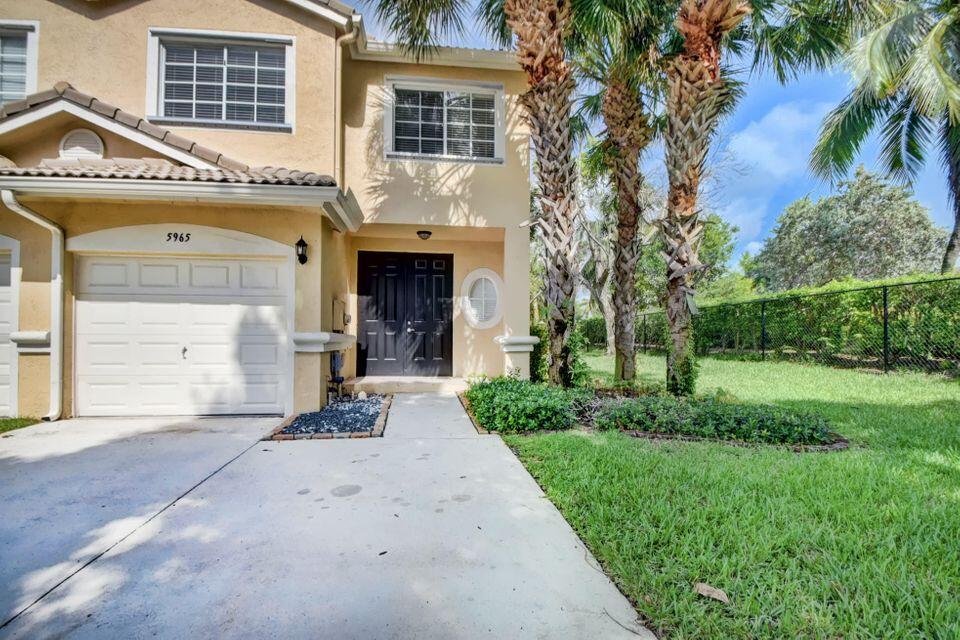 This home features 3 Bedrooms and 2 and a half Bathroom. This units show very nice!!! A quiet end unit. With updated bathrooms and flooring. All Bedrooms are Upstairs. Gated Community. Community Pool. Landscaping included. No Aggressive Breed Pets Small Pet.