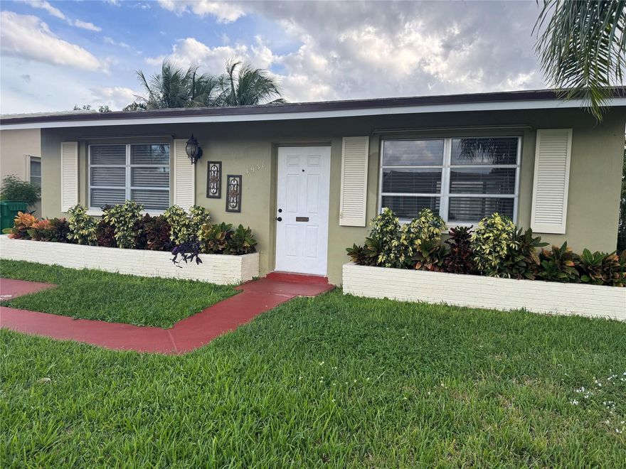 UNAPPROVED SHORT SALE. Updated 2-bedroom, 1-bath home in the highly desirable Mainland's of Tamarac Lakes, a tranquil 55+ community perfect for quiet, carefree living. This move-in-ready property features a new roof, spacious living and dining areas, and a bright family room ideal for relaxing or entertaining. The kitchen offers updated appliances and plenty of cabinet space. Enjoy the convenience of a dedicated laundry room with a full-size washer and dryer.  Low-maintenance yard, very low HOA fees, and a fantastic location close to shopping, dining, medical facilities, and major highways. Don’t miss this tremendous opportunity to own a charming home in an active, friendly community. All offers must have proof of funds and approval letter.