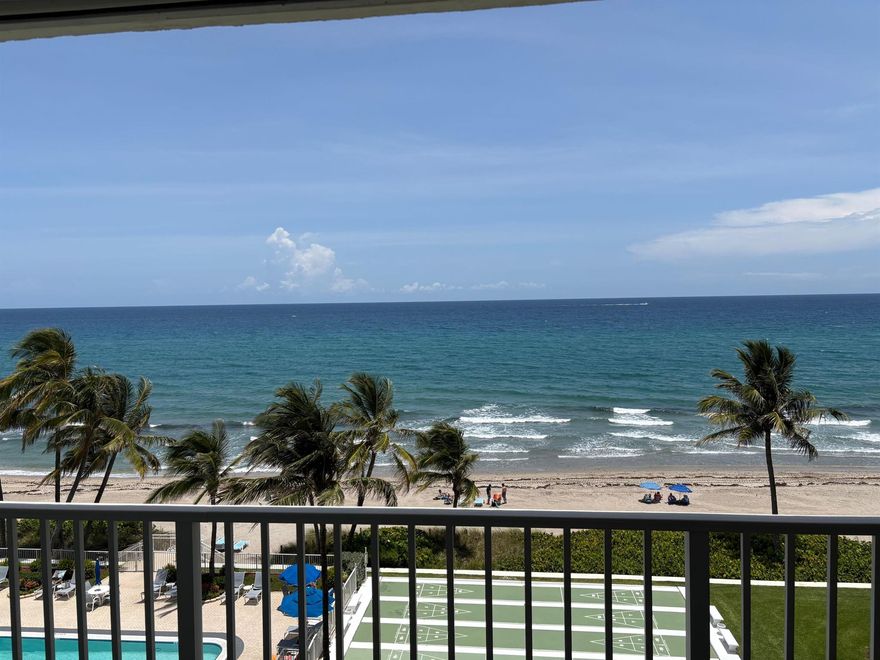 PRICED TO RENT! - BELOW MARKET VALUE! A rare opportunity to live steps from the beach at a price that won't last long. Experience coastal living at its finest in this beautifully maintained 2-bedroom, 2-bathroom condo situated in the prestigious Penthouse Towers of Highland Beach. Spanning 1076 square feet, this sixth-floor unit offers a spacious layout complemented by serene ocean breezes and abundant natural light. The open-concept living and dining areas seamlessly flow onto a private balcony, perfect for enjoying morning sunrises or evening relaxation. Both bedrooms are generously sized, with the primary suite offering an en-suite bathroom and a large walk-in closet. Additional highlights include central air conditioning, assigned covered parking, and access to common area laundry.