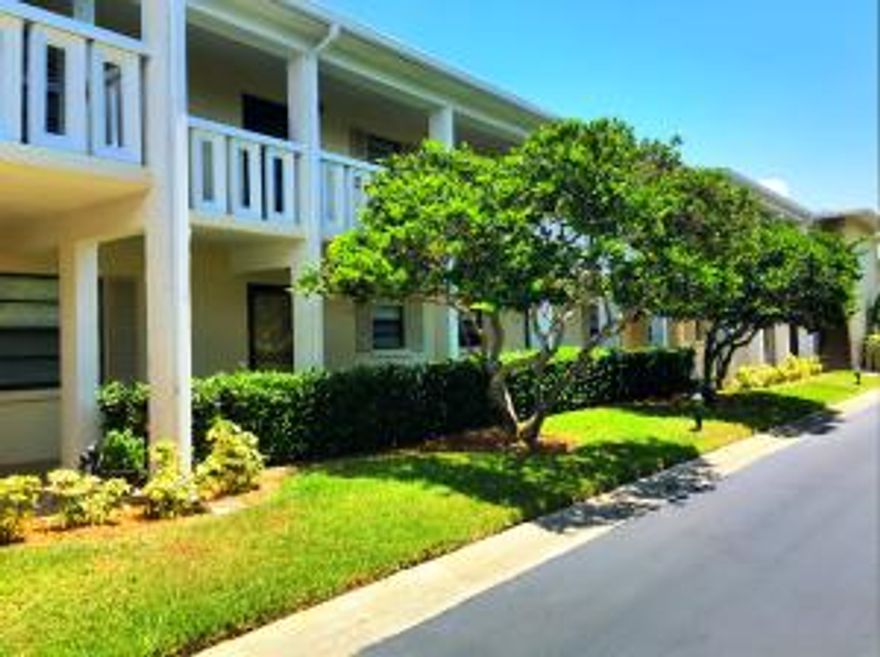 Fantastic 2 bedroom 2 bath first floor unit with a 1 car garage space located right off the pool. Pebble Beach Villas offers a community pool, tennis, shuffle board and a walk way to a guarded beach. You don't want to miss this opportunity!! Room sizes approximate and subject to error.