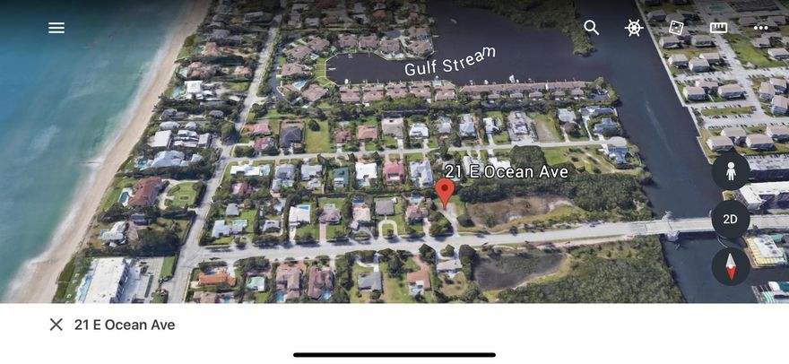 Wonderful location to build the home of your dreams!  Surrounded by multi-million dollar properties, this lot sits between the Intracoastal Waterways and the Ocean!  Close to dining, shopping and the beach!
