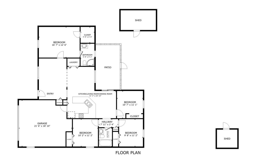 Photo of 556 SW Buswell Avenue, Port Saint Lucie, FL 34983 (MLS # R11108008)