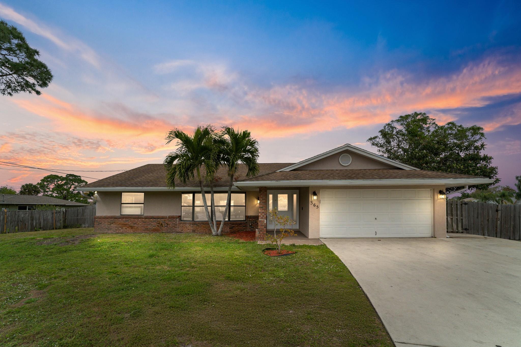 This bright home blends smart updates with real-life comfort. A brand new roof was installed in May 2025, and there’s no HOA to worry about. The oversized driveway has room for your RV, guests, or extra toys. Inside, the open split layout flows with luxury vinyl floors and a granite kitchen breakfast bar that’s perfect for everything from snacks to homework. Step outside and unwind by the 3-year-new heated saltwater pool, surrounded by a peaceful fenced yard with raised gardens, fruit trees, and a chicken coop. Nestled on a corner lot just minutes from shopping, restaurants, and highways, this one makes Florida living feel refreshingly easy. Whether it’s bedtime stories by the fireplace or weekend BBQs, it’s got the rhythm of everyday life built in. Schedule your private showing today!