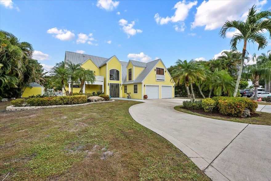 Rare opportunity to embrace the laid-back, peaceful lifestyle of the Loxahatchee River. This Key West-style waterfront home sits on over one-third of an acre and features a private dock, boat lift and 2 jet ski lifts offering direct access to one of Jupiter's most scenic waterways. Ideally located just minutes from Tequesta Country Club, Tequesta's charming village with cafés and art galleries, Jupiter's pristine beaches, top-rated dining, and shopping. Convenient access to I-95 provides an easy commute to Palm Beach International Airport. A true waterfront gem ready for the new owner's vision and personal touch.