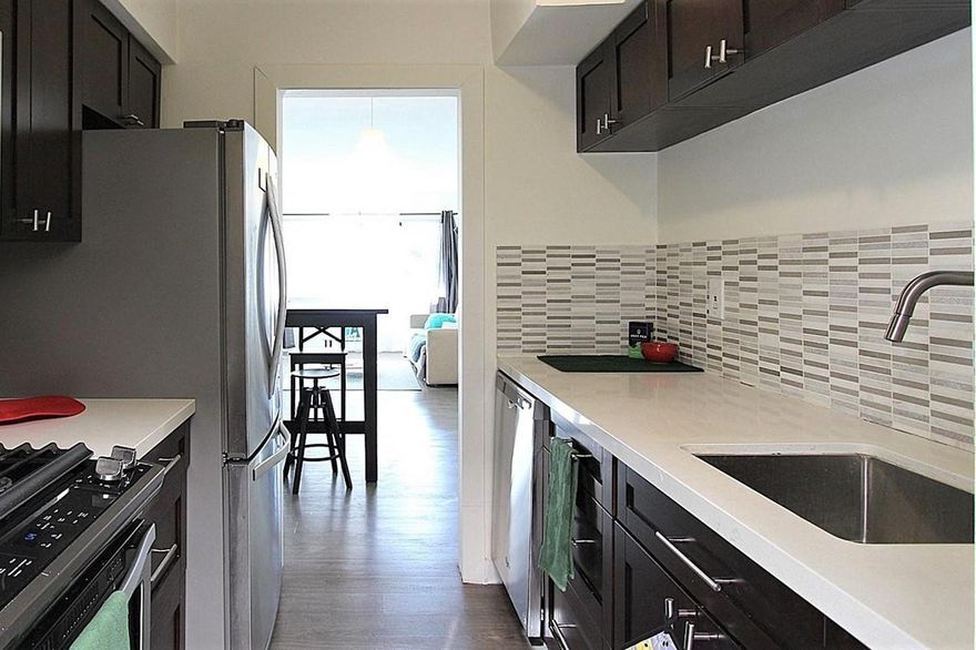 Fully renovated and tastefully furnished 1 bedroom / 1 bathroom located directly on the bay! Unsurpassed bay  views and unit is located directly in front of the pool. First floor unit in prime location in a quiet, serene  and secure neighborhood.  Spacious unit with upgrades including new wood floors through out, Stainless Steel kitchen appliances, bathroom, 2 A/C wall units with remote controls. Close to Beaches, restaurants, stores and major highways...**** Property my be rented unfurnished or fully furnished... Easy to show and rent.***