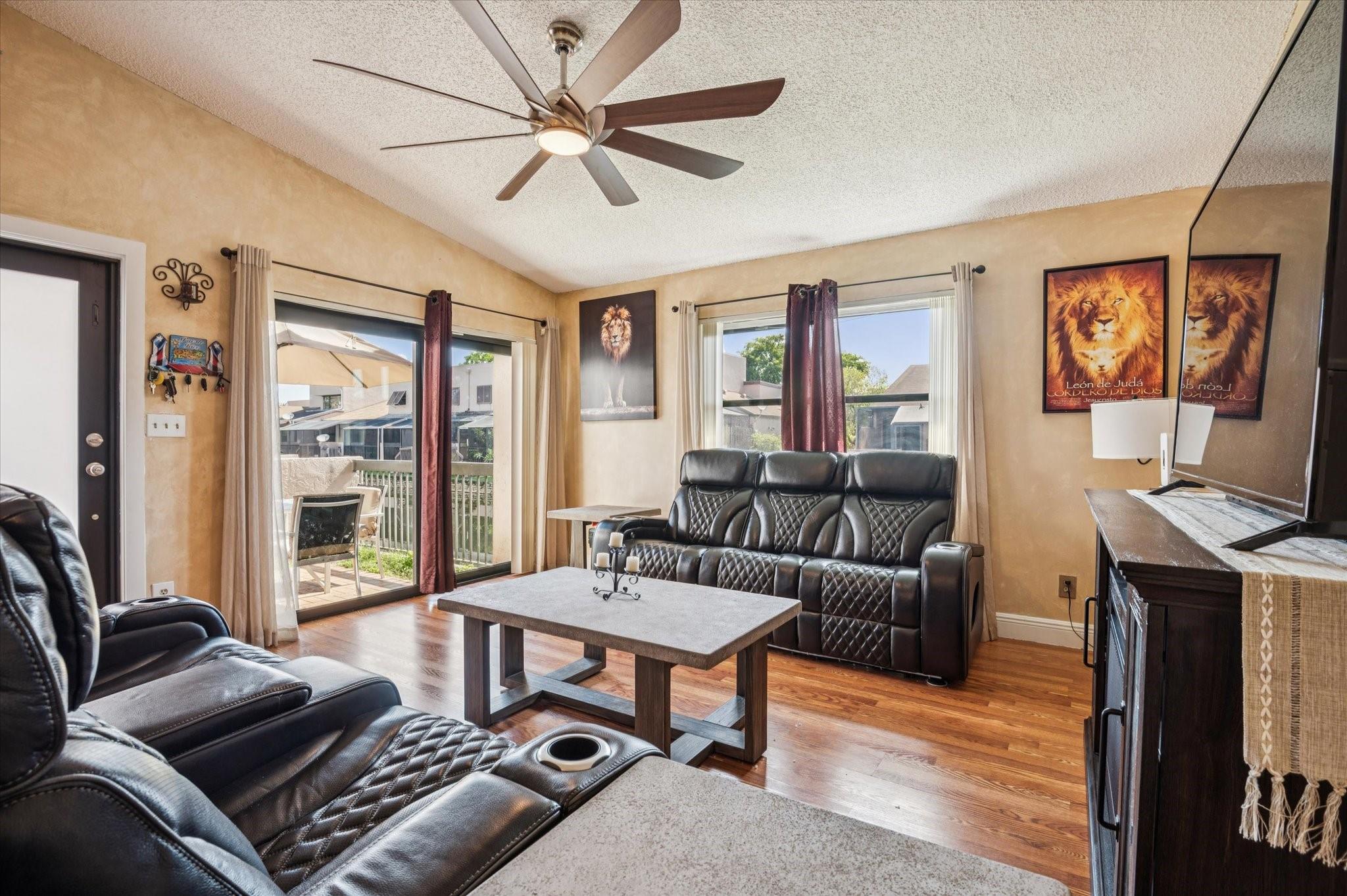 Beautifully updated 2 bedroom, 2 bathroom end-unit townhome located on the canal in a sought-after guard-gated community. This home offers a convenient layout with one bedroom and full bath on the ground floor, plus a renovated kitchen and modernized bathrooms. The spacious interior includes a full-size washer and dryer, and peace of mind knowing the polybutylene pipes have been replaced. Enjoy the convenience of two assigned parking spaces directly in front of the unit, with guest parking just across the street.
Community amenities include 2 heated pools, tennis and pickleball courts, racquetball court, and a well-equipped fitness center with both free weights and machines. Security is top-notch with a 24-hour manned guard gate and roving patrol