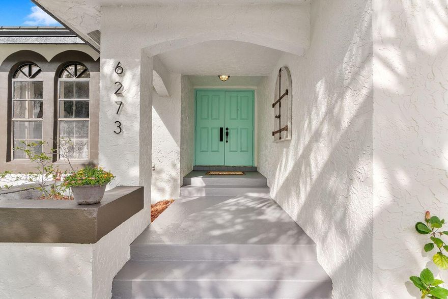 Positioned on a premium pie-shaped cul-de-sac lot in Butler Farms, this 4-bedroom, 3-bath residence offers 2,507 sq. ft. of open, effortless living.  Inside, the open-concept layout creates a bright & connected feel, ideal for everyday living & gathering together. One bedroom & full bath are conveniently located on the first floor—perfect for guests, a home office, or multi-generational living. Upstairs, you'll find the primary suite along with the remaining bedrooms, offering privacy & a great setup for families. Step outside to a screened-in pool where you can enjoy weekends, family time, & year-round outdoor living. A NEW ROOF was installed in 2025! Low HOA! Located near shopping & dining options, just a short drive to the beach, & the FL. Turnpike. See this HOME Today!