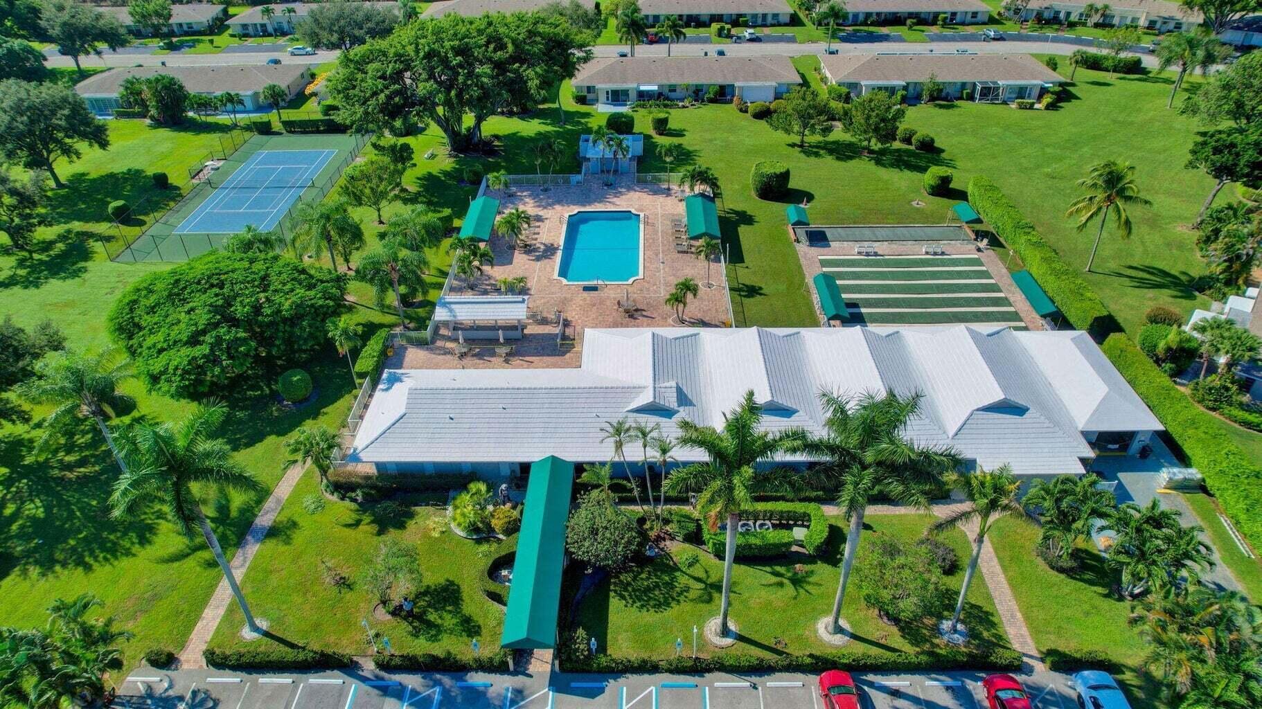 Move in Ready , A Tommy Bahama fully furnished ,tropical paradise Villa, includes every thing. Don't miss this one, Beautiful and spacious 2 bed, 2 bath unit in the heart of Boca Raton. Fully furnished. Corner unit with enclosed Florida room. New roof. Enjoy living in a gated 55+ community. Boca Lakes features a clubhouse, pool and tennis courts. Minutes from I-95 and the Florida Turnpike. 2 dedicated outdoor parking spaces right outside unit .Minuets to the Beaches ,and to all shopping, restaurant's, night life, Mizner Park and so many things to do , Everything you need is included , Priced right to sell a Tommy Bahama Villa.