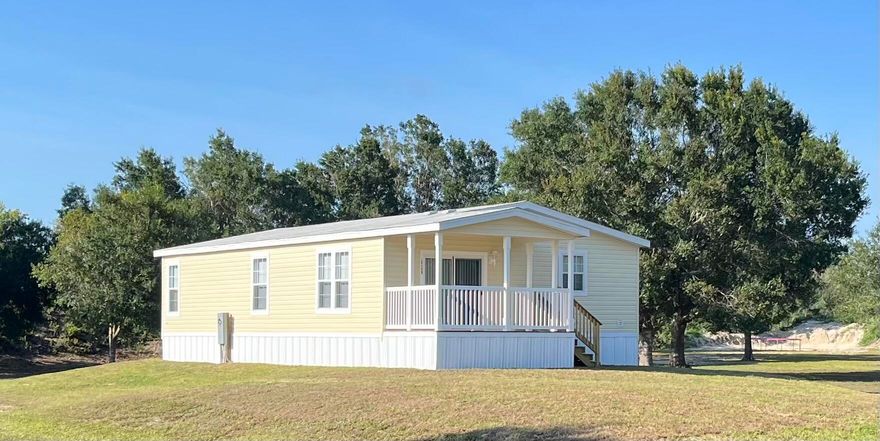 Brand-New Home on 2.5 Acres - Endless Possibilities!  Be the first to live in this beautiful, one-of-a-kind property set on 2.5 private acres.  Featuring a gated entrance and a unique wraparound canal, this home offers both security and natural beauty.  Fully furnished with West Elm and never lived in.  Enjoy a modern, high end design with brand-new furniture throughout.  Just bring your suitcase and move right in.   With room to expand, you can add structures, create your dream outdoor space, or customize the property to fit your lifestyle.  Ideal for horses, small livestock, or simply enjoying peace, privacy, and space.  Opportunity like this don't come often - schedule your showing today before it's gone!