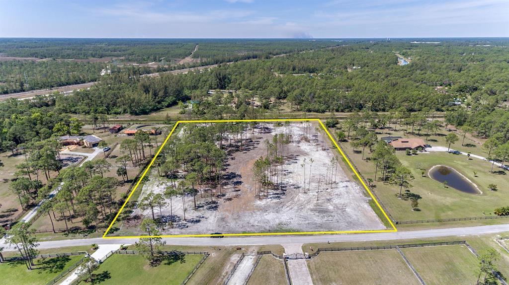 Hurry!! Not Many Vacant Lots Left In Caloosa!! This Five Acre Track Has been Partially Cleared And Is Ready For You To Build A Home Exactly The Way You Want It!!! Great Location, Close To The Community Park! The wonderful community of Caloosa is an equestrian community that consists of 350 five acre home sites in Palm Beach Gardens. Fifteen minutes to Fla. Turnpike, 95 and the Gardens mall. Twenty five minutes to downtown West Palm Beach & Palm Beach International Airport. Caloosa's 32 acre horse park makes this neighborhood a real estate gem in Palm Beach County with over 30 miles of interior horse trails. Caloosa's community amenities include: dressage arena, a riding arena, jump course and a cross country area.Tennis courts, children's playground and basketball courts.
