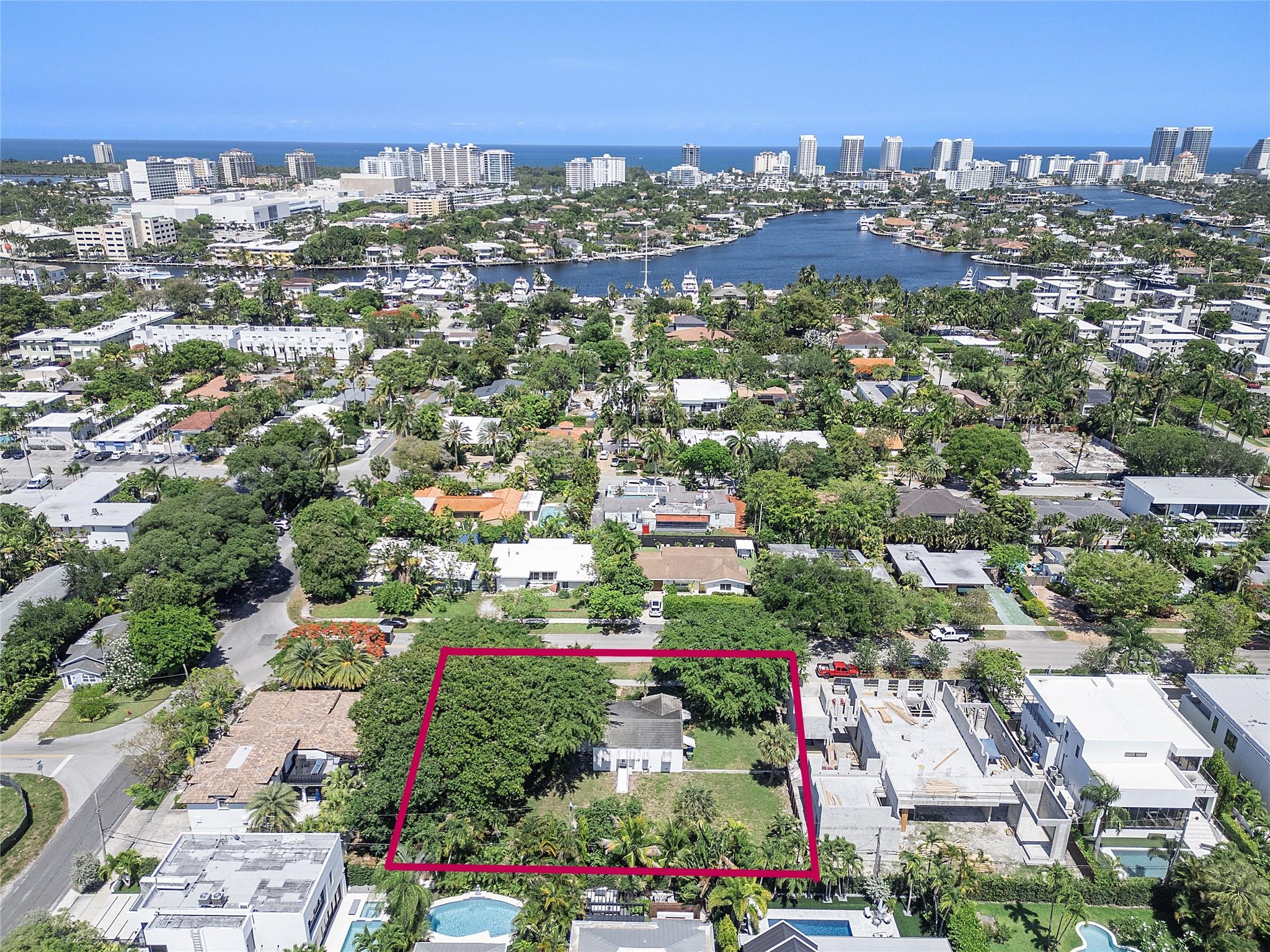 Rare Victoria Park Land Opportunity – First Time in 78 Years! This expansive 18,136 sq ft lot (sold jointly with MLS# F10523620) is equivalent to 2.5 standard lots. Spanning 2 folios but sold as 1 parcel with a single address, it offers 158 ft of frontage x 115 ft depth. A rare blank canvas for developers, investors, or those seeking to build a custom luxury estate. Located on one of Victoria Park’s most prestigious tree-lined streets, this property sits in FEMA’s X Flood Zone, with minimal flood risk. Just minutes from Las Olas Boulevard, Fort Lauderdale Beach, downtown, dining, shopping and entertainment. Don't miss this unique chance to create a luxury masterpiece in one of South Florida's most desirable neighborhoods.