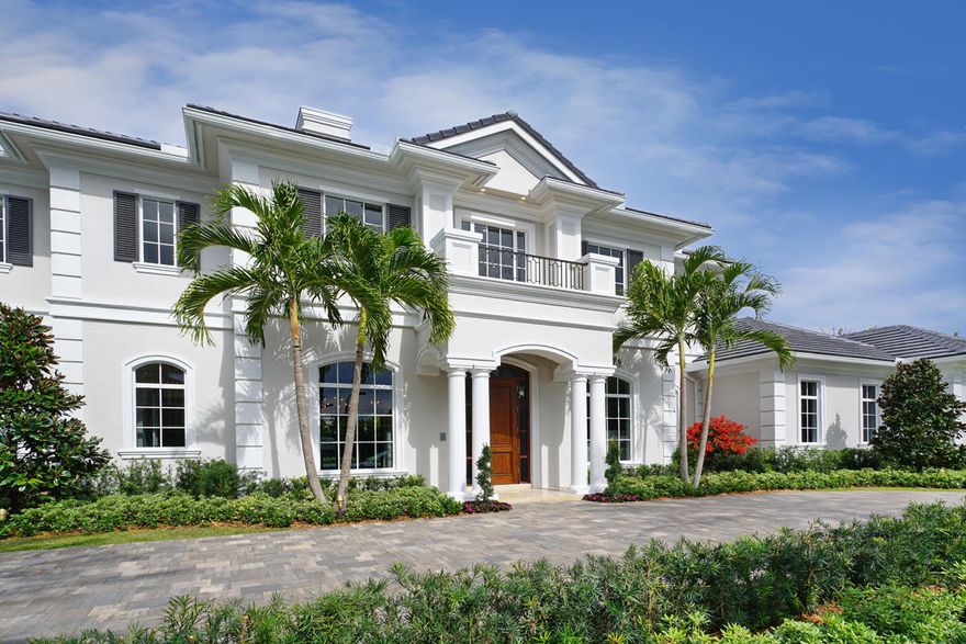 Gorgeous new construction home in Royal Palm Yacht & Country Club situated on 1.75 lots on a quiet street and built by SRD Building Corp. Home has 5 bedrooms (master bedroom on the 1st floor), 5 full and 2 half bathrooms, and 7648 sqft under air. Features include all natural gas, full house generator, 1st & 2nd floor laundry rooms, elevator, 2 bar areas, wine room, huge backyard and a 3 car garage plus golf cart. Buyer to pay documentary stamp taxes on the deed and title insurance. Home is complete and ready for occupancy