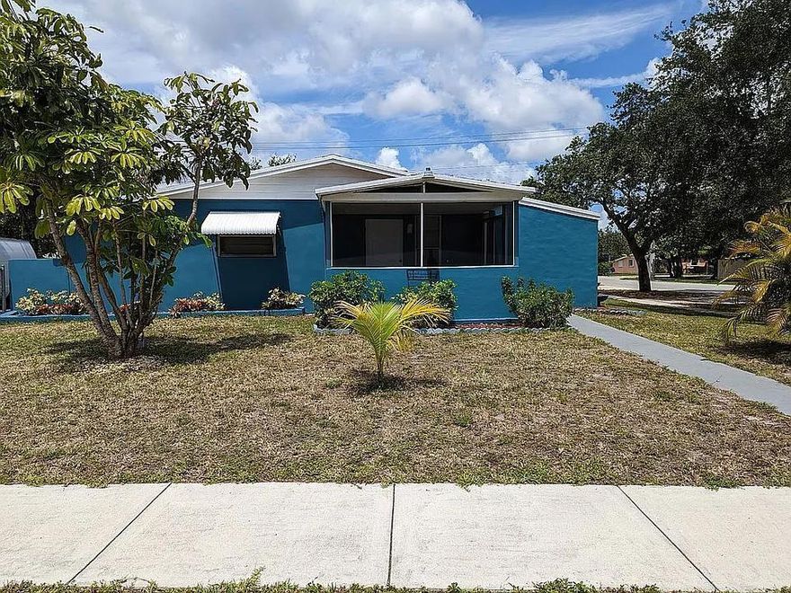 Fully renovated 3-bedroom, move-in-ready property features tile flooring throughout, a brand-new kitchen, and a beautifully updated bathroom for a clean, modern feel. New kitchen appliances and a washer/dryer will be installed before closing or sooner. Conveniently located just minutes from I-595 and the Turnpike, with easy access to schools, shopping, and dining. Ideal for first-time buyers or anyone seeking a turnkey home in a prime Davie location. Property Highlights: • 3 Bedrooms / 1 Bathroom • Fully remodeled interior • Brand new kitchen • Newly updated bathroom •  Tile flooring throughout  • Spacious corner lot • Convenient location near 595 and the Turnpike  • Close to schools, shopping, and restaurants Fully Remodeled 3-Bedroom Home in the Heart of Davie - Corner Lot!  Welcome to this beautifully remodeled 3 bedroom, 1 bathroom home located in the heart of Davie. Sitting on a desirable corner lot, this property offers both charm and modern upgrades in a convenient location.  Step inside to find a completely renovated interior featuring tile flooring throughout, brand-new kitchen, and newly remodeled bathroom giving the home a clean, modern feel.   Enjoy the benefits of living just minutes from major highways including 595 and the Turnpike making commuting easy. The home is also close to great schools, shopping, dining, and everything Davie has to offer.  Property Highlights:  • 3 Bedrooms / 1 Bathroom  • Fully remodeled interior  • Brand new kitchen  • Newly updated bathroom  • Tile flooring throughout  • Spacious corner lot  • Convenient location near 595 and the Turnpike  • Close to schools, shopping, and   restaurants  Perfect for first-time buyers, or anyone looking for a move-in-ready home in a prime Davie location.