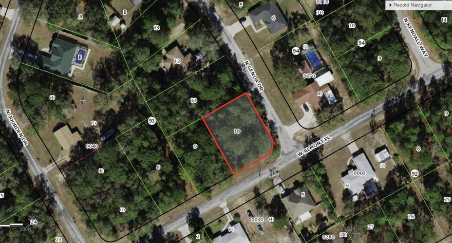 Build a brand new home on this .28 acre corner homesite in popular and growing Citrus Springs. The seller is an investor and does not have any reports or survey to share. Please verify the accuracy of the utility information.