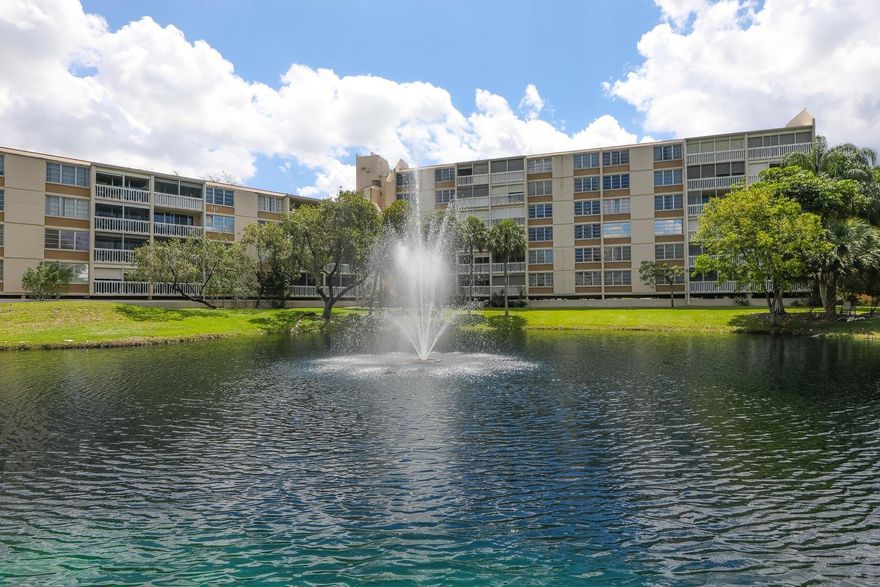 DONT MISS OUT !!! Spacious 1 bedroom 1.5 bath completely upgraded new wood kitchen stainless steel appliances. New baths . Plenty of closets. 2 remote ceiling fans. View of garden and fountain and elevated 1 flr above lawn. Extra long patio Washer & dryer across the hall. 1 covered parking spot close to entrance unfurnished avail AUG 1ST!! Close to 95,tpke, 595.. exercise room pool basketball many ammenities!! Inside unit air conditioned corridors. Although it is on the 1st floor it is elevated please see photos. laundry very convenient across the hall. covered parking spot.