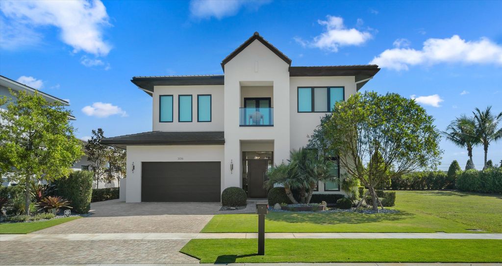 Photo of 3016 Blue Cypress Lane, Wellington, FL 33414 (MLS # B26007663)