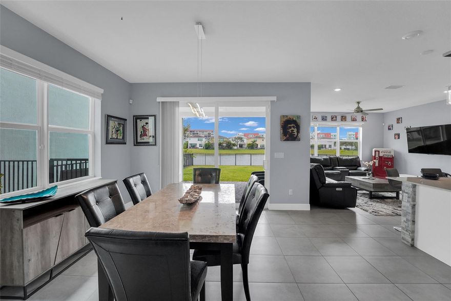 Priced to Sell!! Beautiful family home in a rare automated gated community- Veleiros at Crystal Lake! 3 bedroom, 2.5 bath with a bright den on the ground floor for use as a playroom/office. STUNNING light throughout. The kitchen has quartz countertops, complemented with stainless steel appliances. Spacious backyard overlooking a gorgeous lake with room to build a pool. The house also features state of the art home security system with ADT installed. 4K HD Security cameras surrounding the perimeter of the house, all accessible remotely! Great when on vacation! Another bonus feature is the recently installed solar panels which also decreases the monthly electric bill. The community has a pristine clubhouse with a gorgeous pool, gym with modern equipment and a great playground! LOW HOA FEE.