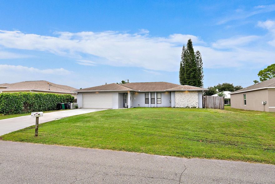 Explore the potential of this well-appointed home at 622 Southwest Hogan Street in Port St. Lucie, FL. With 3 bedrooms and 2 bathrooms, this 1,944 square foot residence offers spacious living on a 10,000 square foot lot. The split floor plan and  private outdoor space set the stage for relaxation, while the backyard provides additional leisure opportunities.

This home is Pet friendly and part of a Federal Bankruptcy Court Sale, this property presents a unique opportunity for savvy buyers. Don't miss out on securing this remarkable real estate offering. For more information, please reach out.