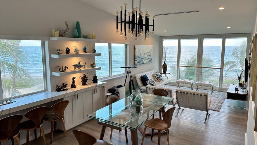 Available from November 2024 to Mayl 2025, this fully renovated 2-bedroom, 2-bathroom apartment offers breathtaking ocean views from every room, private beach access, and top-of-the-line amenities. Enjoy your own slice of paradise with a gourmet kitchen, opulent master suite, and outdoor BBQ/fire pit area. Don’t miss this chance to live in the best unit location with panoramic views of the Atlantic! **Luxury Oceanfront Living in The Golden Mile at Hillsboro Beach, Florida ! 
Main Master Bedroom: king size bed, walk in closet, and full amazing bathroom with jet bathtub , and toilet with bidet included.  The second bedroom could be used for guest or for an office.
Owners are motivated to rent. Flexible Terms. Contact listing agent for futher info. Utilities negotiable.