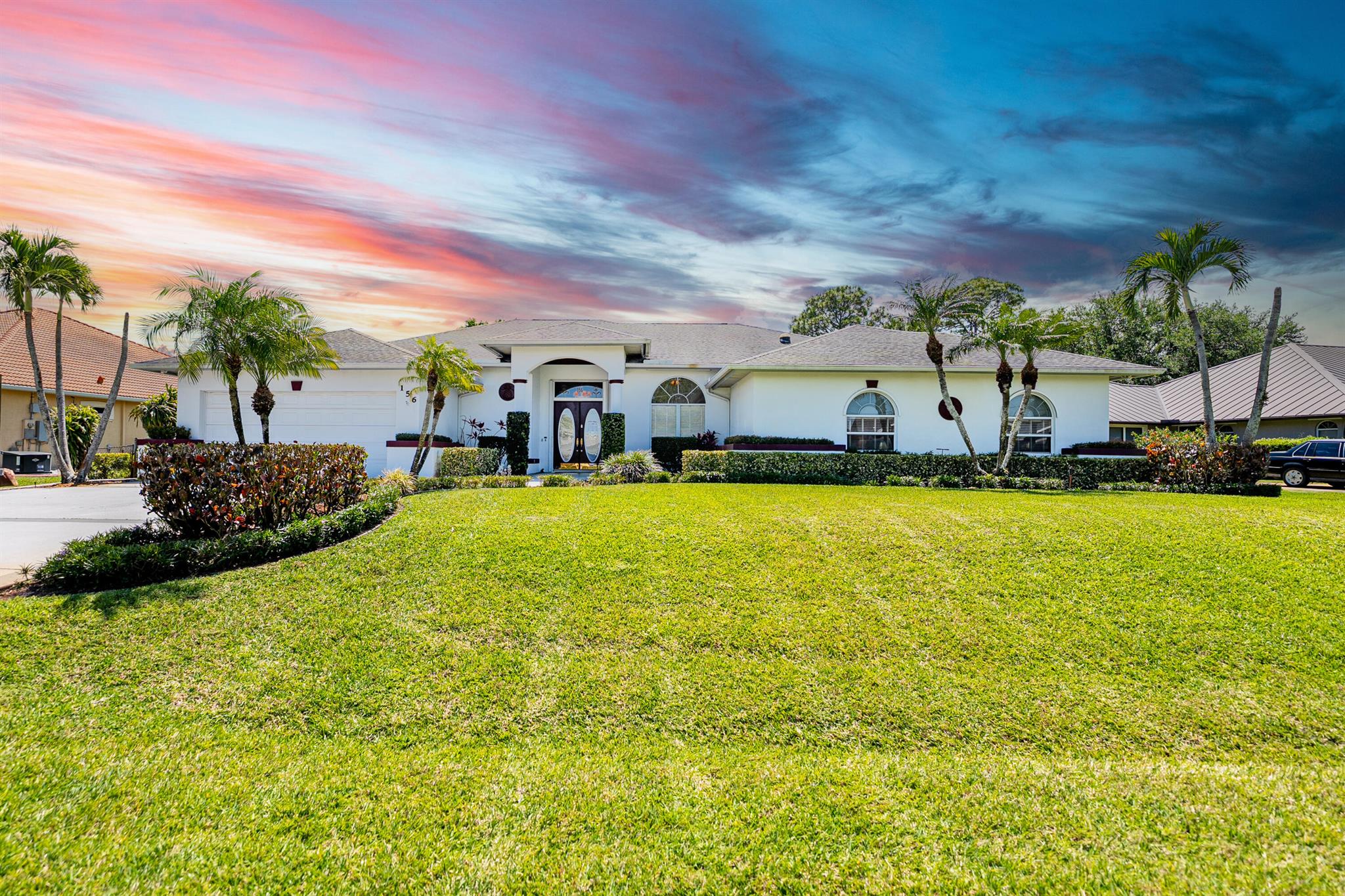Rare One-of-a-kind home on nearly 1/2 an acre. NO HOA! Welcome to this spacious and versatile CBS construction 5 bed/4 bath home WITH an additional office/den plus a MOTHER-IN-LAW SUITE for added flexibility. Perfect for a large family, intergenerational living, or anyone who enjoys entertaining friends and family. A few of this home's many features include a large swimming pool, large manicured fenced yard, irrigation system, huge triple wide driveway, Propane Gas for appliances, hurricane shutters, Generator hook up, tall ceilings, crown molding and more. Located in a highly sought after quiet, family neighborhood. Minutes to the Turnpike and I95. Offered at a reduced price to allow you to update to your own style. Don't miss this great opportunity! Schedule your private showing today!
